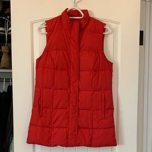 J. Jill Vibrant Red Down Vest